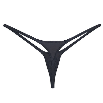YAULAANG Sexy men's gloss gay underwear oily G-Strings thong Shiny low-waisted High Elasticity mens lingerie