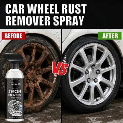 Universal Vehicle Rust Treatment Spray Dissolve Old Rust Prevent Re-rust Ideal For Car Detailing Garage Home Metal Cleaning Work