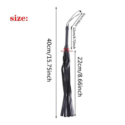 New Horsewhip Riding Sports Equipment Anti Slippery PU Leather Handle Horse Whip Racing Equestrian Tool