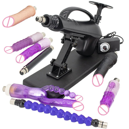 FREDORCH Upgraded Sex Machine for Women with Dildos Automatic Masturbation Machine Pump Gun Love Machine Couple Sex Toys