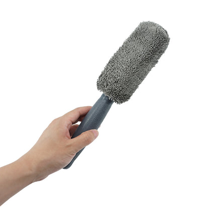Car Wheel Wash Cleaning Car Wash Portable Microfiber Wheel Tire Rim Brush for Car with Plastic Handle Auto Washing Cleaner Tools