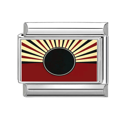 Wholesale Fashion Personalized DIY Red Color Italian Charm Bracelet Watermelon Tomato Bead 9mm Bracelet Stainless Steel Jewelrys