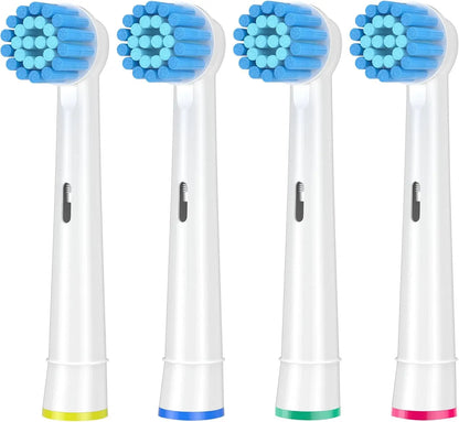 Soft Sensitive Replacement Brush Heads for Oral B Braun Electric Toothbrush Gentle and Comfortable Brushing for Sensitive Gums