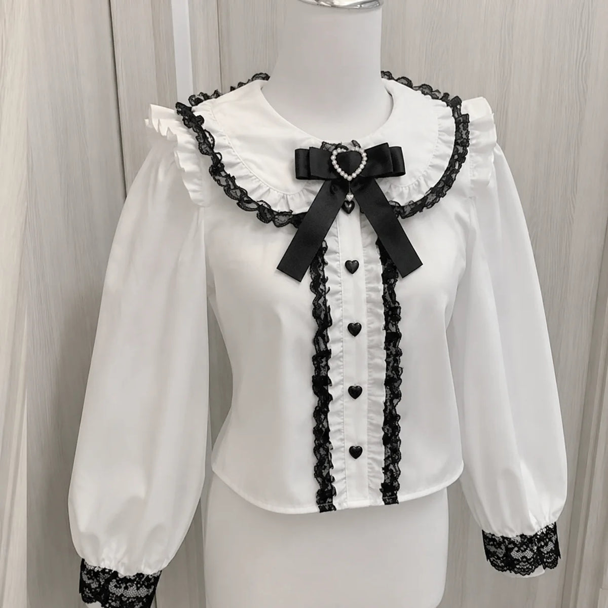 Women Japanese Sweet Lolita Blouses Summer Elegant Bow Off Shoulder JK Shirt Female Gothic Hot Girls Casual Lace Ruffles Tops