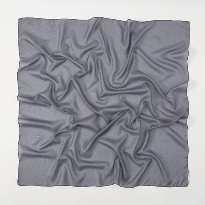 90*90cm Square Chiffon Hijab Scarf Women Solid Color Muslim Soft Head Scarf Islamic Shawls and Wraps Headband Musulman Scarves