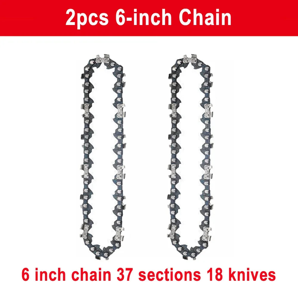 1/4 chainsaw chain guide 4/6/8/10 inch portable electric saw mini chainsaw logging saw blade Pruning chain saw chain accessories