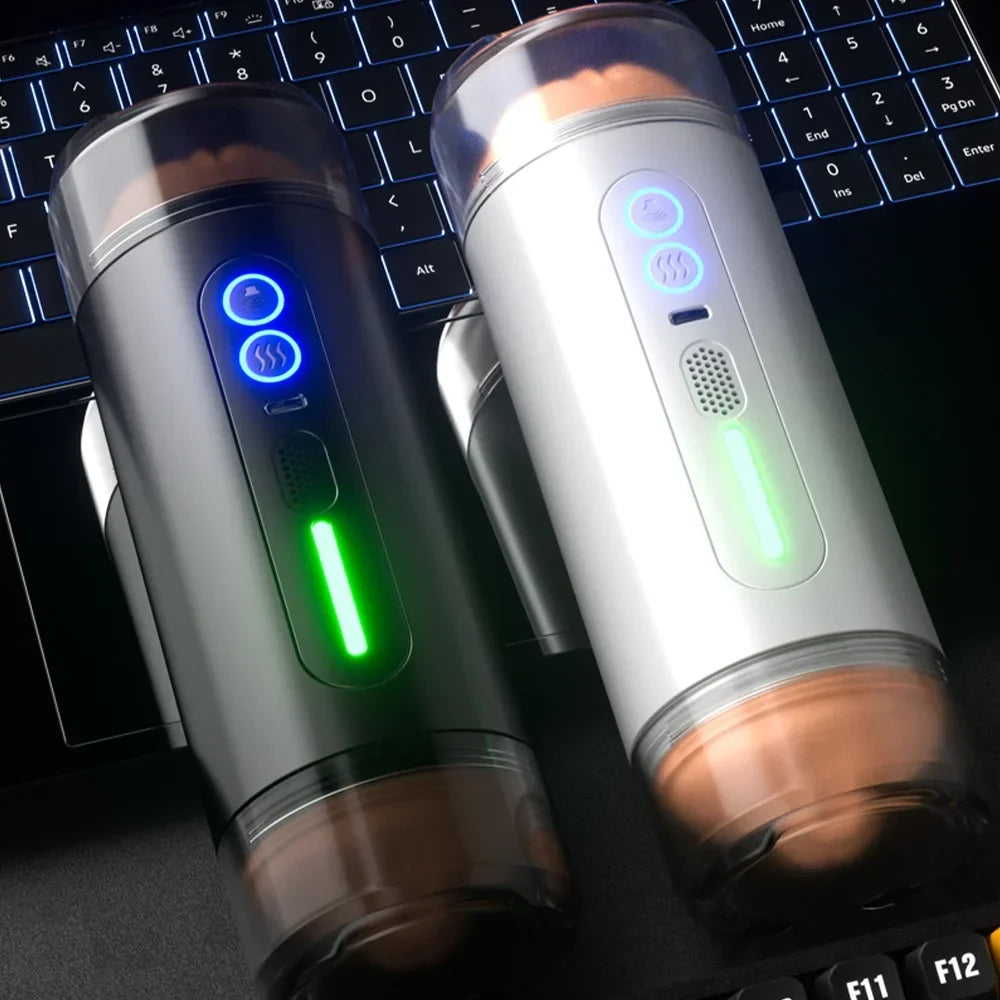 Automatic Male Masturbator Blowjob Cup Pocket Pussy Intelligent Voice Vagina Oral Penetration Sex Machine Adult Sex Toys For Men