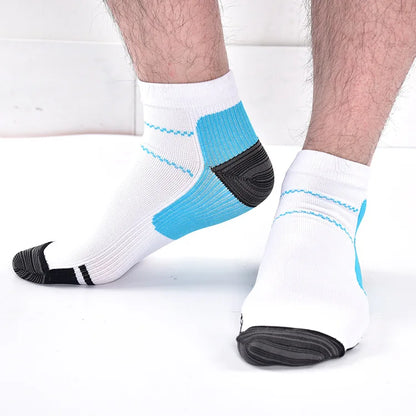 1Pairs Plantar Fasciitis Socks with Arch Support for Men & Women - Best Ankle Compression Socks for Foot and Heel Pain Relief -