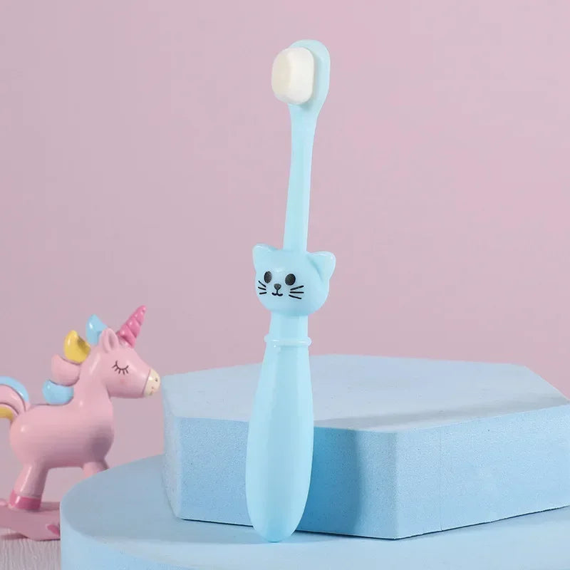 1 Pc Children Cartoon Cat Super Soft Bristle High Quality Toothbrush Baby Tooth Moss Brush Kids Training Teeth Brush Care 1-6 Y