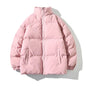 Winter Jacket Men Parkas Thicken Warm Coat Mens Stand Collar Solid Color Casual Parka Women Fashion New Streetwear 5XL