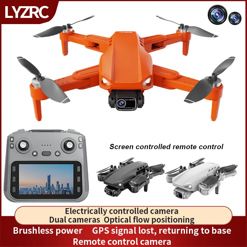 L900 Plus GPS Drone 4K Professional 5G HD Dual Camera Photography Brushless Foldable Quadcopter With Large Screen RC Drones Toys