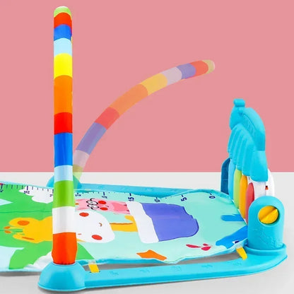 Baby Activity Gym Rack Musical Newborn Piano Keyboard Crawling Blanket Pedal Play Mat Early Education 0-36 Months Toy Gifts