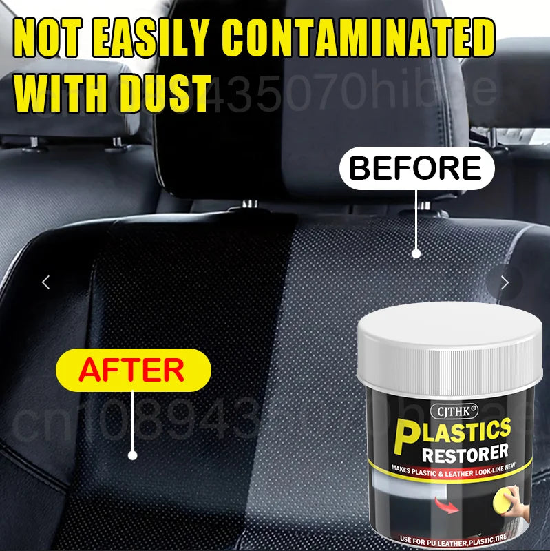 Car Plastic Restorer Back To Black Gloss Car Cleaning Products Plastic Leather Restore Auto Polish Repair Coating Renovator