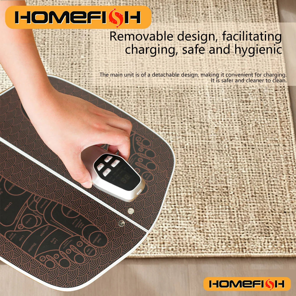 Foot Massage Mat with Microcurrent Electric Foot Relaxation Massager,  foot massage pad