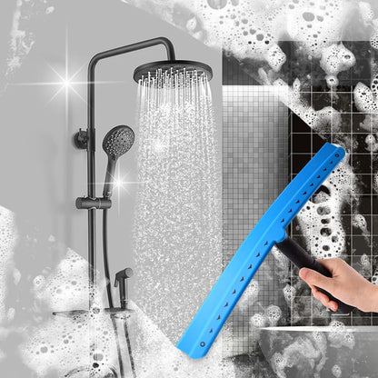 EHDIS Household Bathroom Mirror Scraper Car Glass Window Wiper Film Tint Tool Soft Blade Shower Squeegee With Anti-Slip Handle