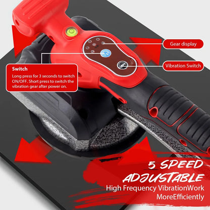 200KG Cordless Tile Tiling Machine Tiles Vibrator 5 Gear Floor Vibrator Leveling Power Tools Enlarged Suction Cup Tile Paving #20