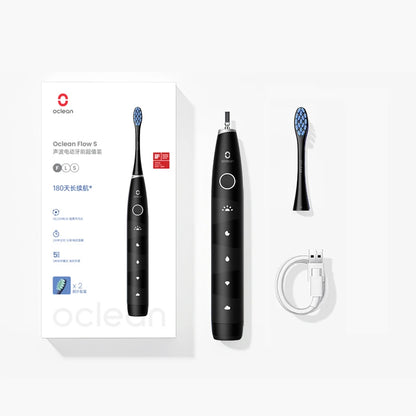 Electric Toothbrush for Adults,Oclean 150 Days Battery Life Electric Toothbrush with 3 Brush Heads  5 Modes IPX7 Waterpoor