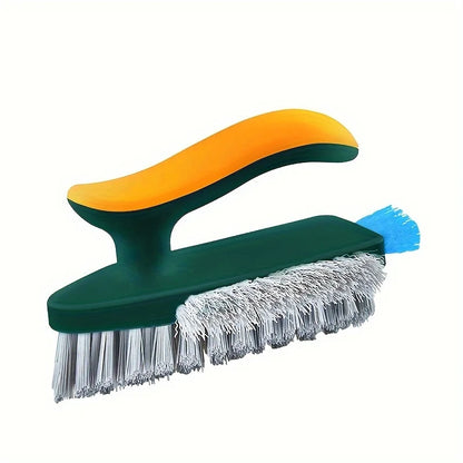 2-In-1 Cleaning Brush, Multifunctional Crevice Brush, Floor Brush, Bathroom Corner Crevice, Toilet Cleaning Brush, 1 Piece