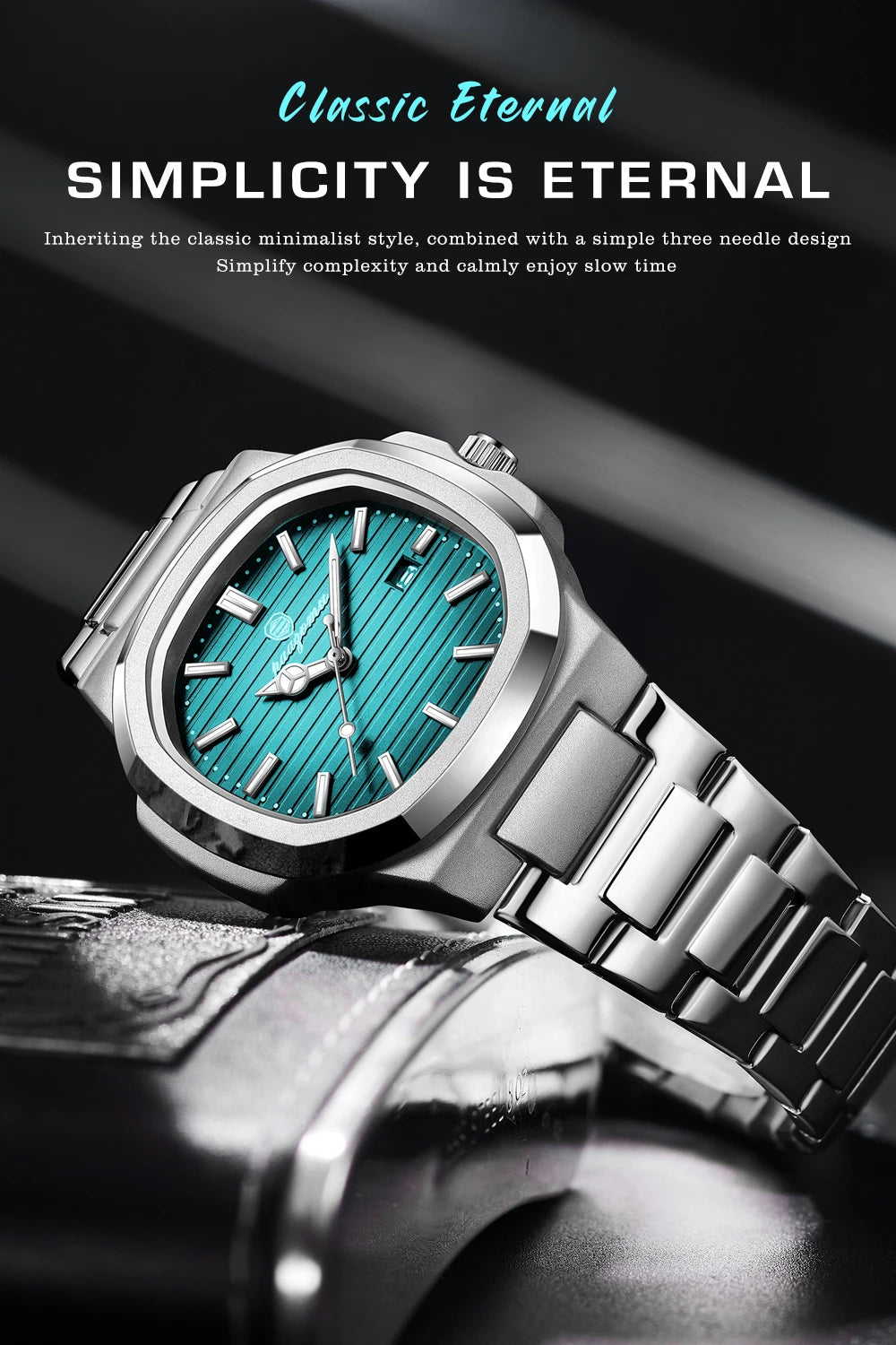 PAAZOMU Top Luxury Brand Man Watch Sports Waterproof Luminous Date Men Wristwatch Square Dial Quartz Men's Watches High Quality