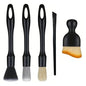 Car Detailing Brushes Kit Automotive Interior Dust Washing Brush Vehicle Microfiber Sweeping Brush Car Wheel Hole Cleaning Tools
