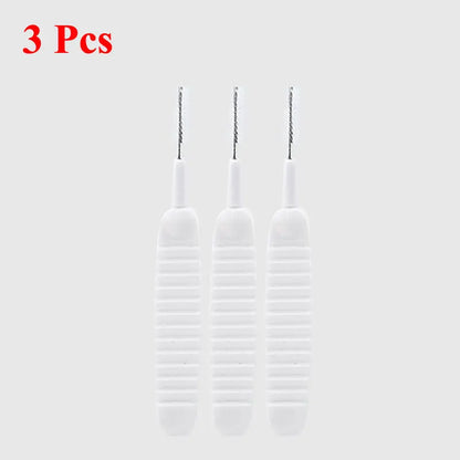 Bathroom Shower Head Cleaning Brush White Small Brush Pore Gap Clean Anti-clogging Nylon For Kitchen Toilet Phone Hole