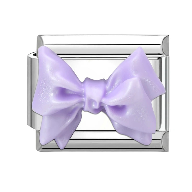 Fashion Heart Bow Knot Butterfly Star Rose Flowers Italian Charm Links Fit 9mm Stainless Steel Bracelet Women DIY Making Gift