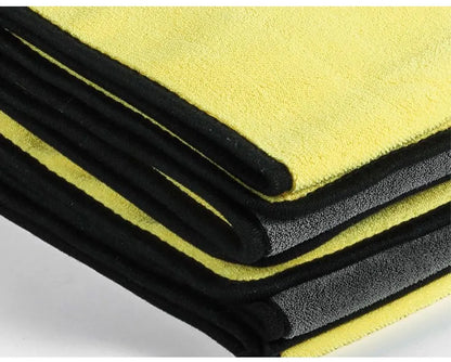 SEAMETAL Large Size Microfiber Towels Car Washing Towel 160x60cm Car Whole Body Cleaning Dry/Wet Dual Use Super Absorbent Rags