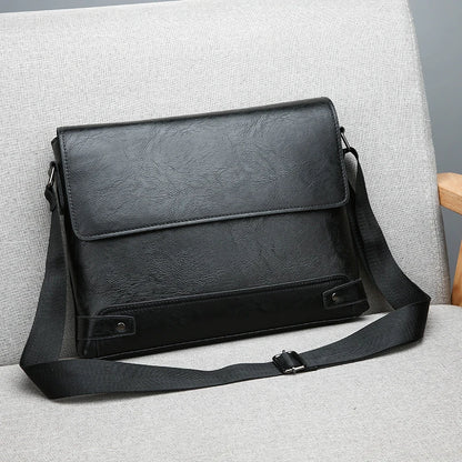 Shoulder Bag, Men's Crossbody Bag, Business Bag, Large Capacity, For Business Trips and Work