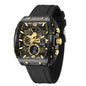 SMAEL Brand 8109 New electronic watch fashion square dual display waterproof luminous Multi-color For Men