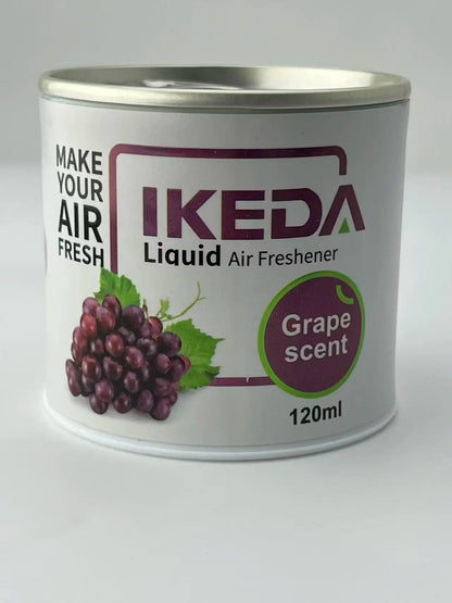 IKEDA 120g Pineapple Air Freshener Liquid, Long Lasting Car Fragrance, Home Office Deodorizer, Eliminates Cigarette Pet Kitchen