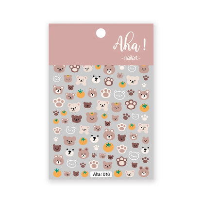 White Bloom Translucent Hollow Butterfly Heart Nail Sticker Press on Nails Decals Hollow Heart Star Moon Shape Sticker Sliders