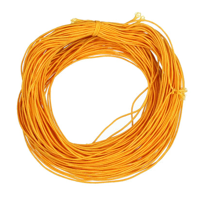 Apx 25 Yards 1mm Fabric Crafting Cords DIY Bracelets Braided Elastic Cord Beading Threads Stretch String for Jewelry Making