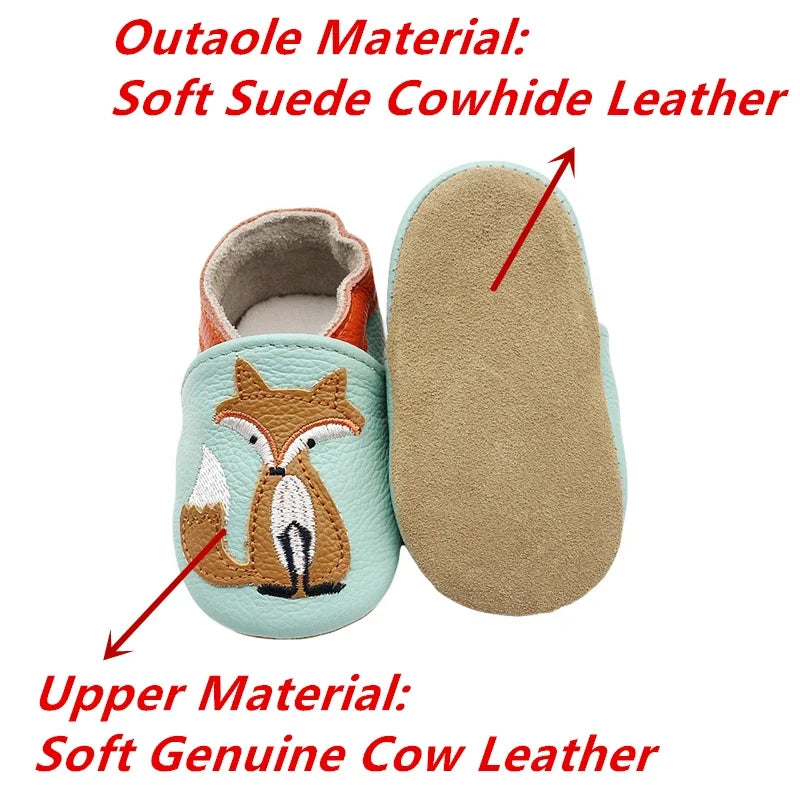 Baby Shoes Soft Cow Leather Bebe Newborn Booties for Babies Boys Girls Infant Toddler Moccasins Slippers First Walkers Sneakers