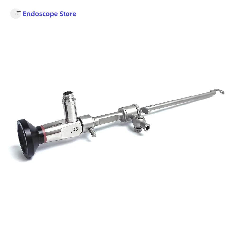 Medical Brow Lift Surgery(Upturned) Rigid Endoscope Sheath with Hole 4mmx175mm 30 degree Beauty Hospital Veterinary