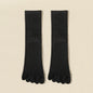Wool Warm Five-finger Socks Comfortable Business Men's Toe Socks Sports Breathable Sweat Deodorant Solid Color Sock Male