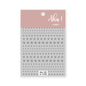 White Bloom Translucent Hollow Butterfly Heart Nail Sticker Press on Nails Decals Hollow Heart Star Moon Shape Sticker Sliders