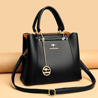 2026 Luxury Women Designer 3 Layers Shoulder Crossbody Sac Ladies Large Capacity Leather Handbags Shopper Brand Messenger Totes