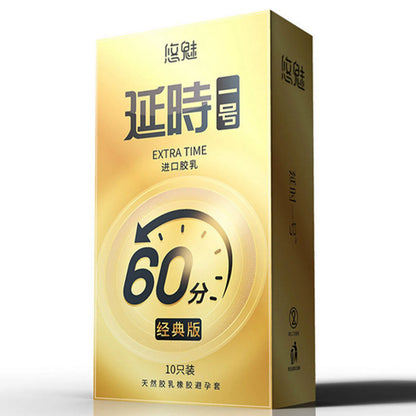 10pcs Lasting Plus Condom Sex Toys For Adult Men Delayed Ejaculation Penis Sleeves Ultra Thin Rubber Condoms Hotel Sex Products