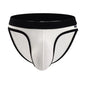 Underwear Mens Briefs U-Convex Pouch Breathable Moisture-Wicking Low Waist Sexy Underwear