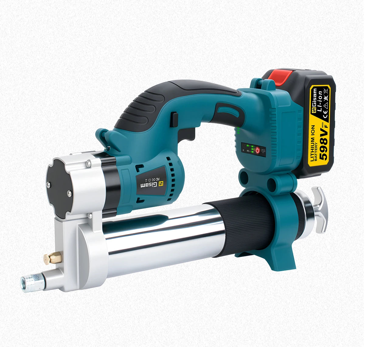 Gisam 10000PSI Brushless Electric Grease Gun Kit Electric High-Performance Grease Gun Set Power Tool For Makita 18v Battery Pins
