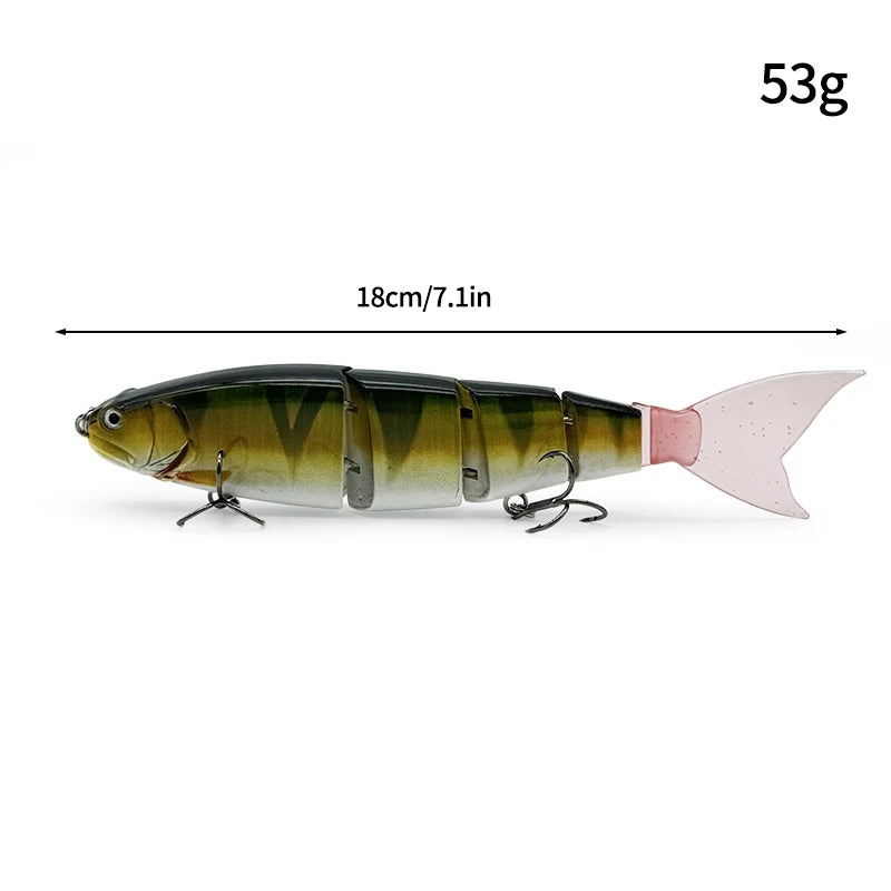 11.5cm/18.5g Balam Glide Bait Catfish Joint Giant Hard Bait Swimbait for Pike Bass Saltwater Glide Bait Leurre De Pêche