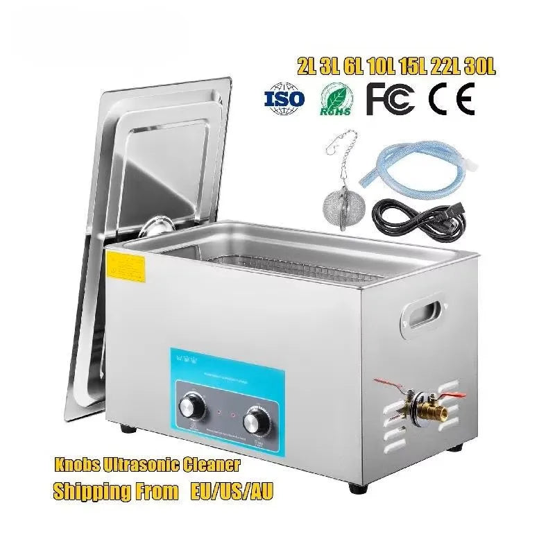 SucceBuy 3L 6L 10L 15L 22L 30L Electric Ultrasonic Cleaner Portable Washing Machine Lave-Dishes Ultrasound Home Office Appliance