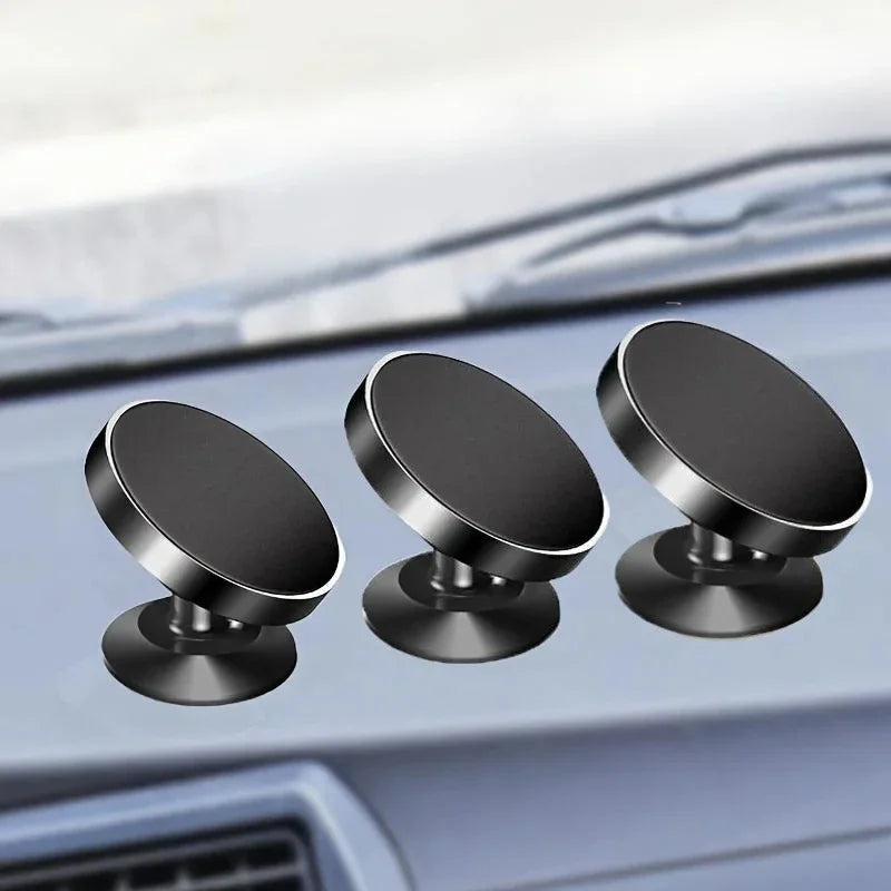 Metal Magnetic Car Phone Holder Magnet Mount Mobile Cell Phone Stand 360° Rotation Universal Cars Holder