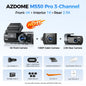 AZDOME M550 Pro 5.8Ghz WiFi 2/3 Channel Dash Cam 4K+2.5K Built-in GPS 3.19" IPS Screen Car DVR IR Night Vision 24H Parking Mode