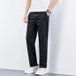 Mens Elastic Waist Casual Pants Quick Dry Wrinkle Free Slacks Summer Light Weight Trousers Spring Summer Running Golf Pants
