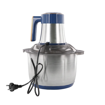 Podofo 5L Electric Meat Grinder Food Chopper Vegetable Chopper 5 Speed 6 Blades Meat Mincer Mixer Electric Dicer Stainless Steel