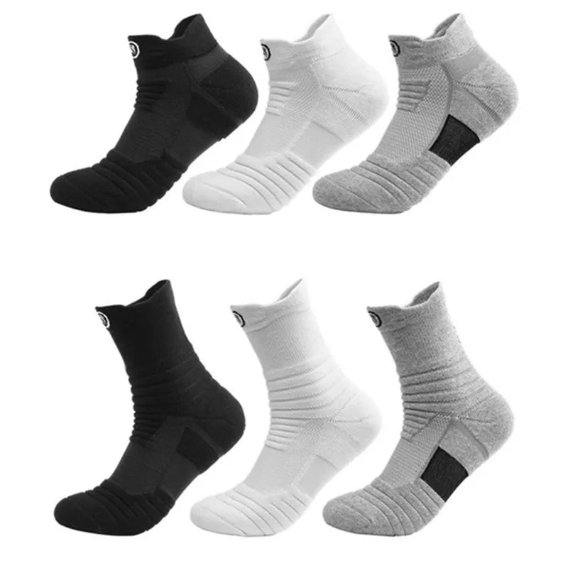 Anti-slip Football Socks Men Women Cotton Sock Short Long Tube Soccer Basketball Sport Socks Breathable Deodorous Socks 39-45