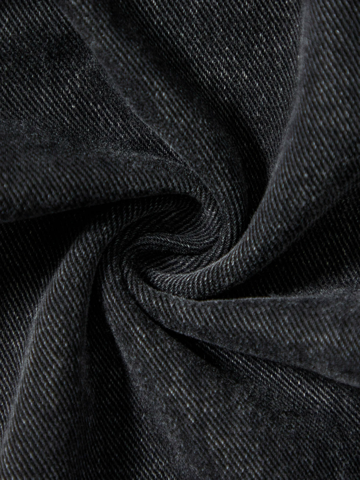 Men's Black Jeans. With a Design of (Ripped Holes) and Tassels. In a Street Trend Style.