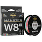 SeaKnight Brand W8 II Series 500M 8 Strands Fishing Line Advanced Braided PE Line anti-UV Seawater proof coating Fishing Line