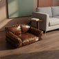 Leather Pet Sofa Bed Removable and Cleanable Cat Sofa for Small Dogs